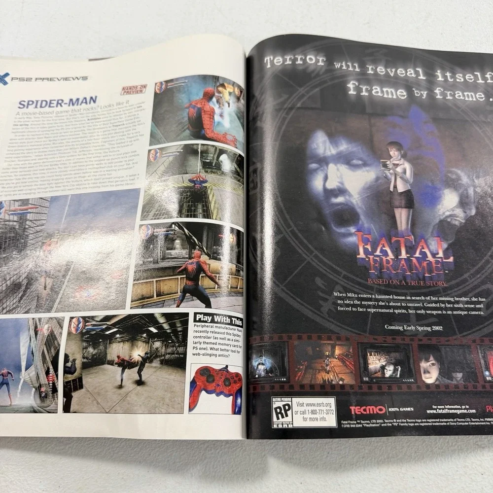 Playstation Magazine February 2002 Issue 53 Final Fantasy X 1 of 3 Yuna NO DISC